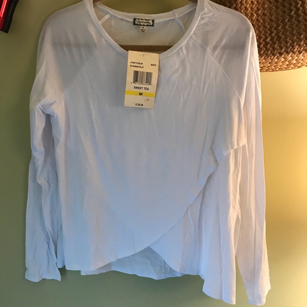 Eyeshadow brand split front tshirt Med